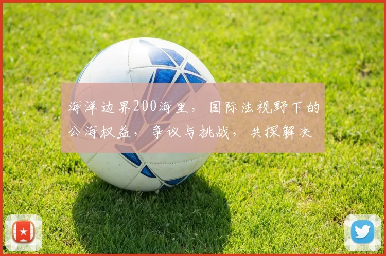 海洋边界200海里，国际法视野下的公海权益，争议与挑战，共探解决方案
